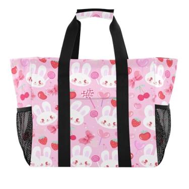 Imagem de Wassud Bolsa organizadora de lona impermeável para piquenique na praia, piquenique, lavanderia, viagem