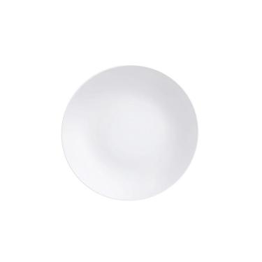 Imagem de Prato Raso Tramontina Jacqueline Em Porcelana Branca 25 Cm