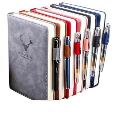 Imagem de Cadernos De Trabalho Retrô, EncadernaçõEs De Capa Dura(KIT COM 4 CADERNOS)