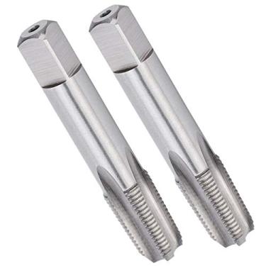 Imagem de aqxreight 2 Unidades de Rosca de Torneira HSS ZG 1/8?28 Ferramentas Manuais de Reparo de Hardware de Alta Dureza Suprimentos Industriais Ferro Outro Metal de Aço Pode Liga de Aço para Ferro Carbono