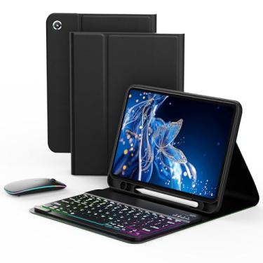 Imagem de Capa com teclado e mouse para Samsung Galaxy Tab A9 Plus (preto)