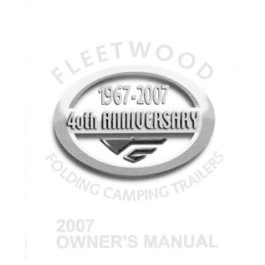 Imagem de Manual de instruções para FLEETWOOD Popup Trailer Owners Manual-2007 Americana Bayside Utah Williamsbur...