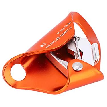 Imagem de KIMISS Equipamento Protetor de Segurança para Ascendente de Tórax Externo para Escalada e Montanhismo, Cabe Em Corda de Escalada de 8 a 1 M, Ascendente de Metal Com Anéis de Travamento Seguros