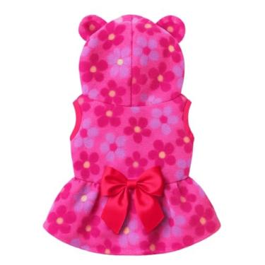 Imagem de Kit 1-2 Roupa Roupinha Vestido Frio Soft para Cachorro e Gato Diversas Estampas Elegante E Prático Adequado Para Uso Doméstico E Ao Ar Livre (2,Tamanho 0)