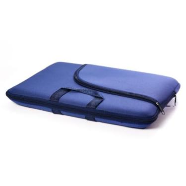 Imagem de Capa Case para Notebook 13 a 17 Polegadas com Alça Reforçada e Bolso Externo, Bolsa Protetora em Neoprene Premium(Azul,13'3 Polegadas)