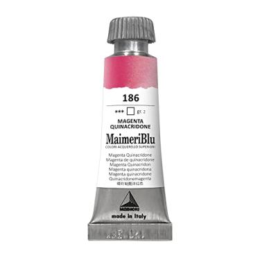 Imagem de MAIMERI BLU Tinta Aquarela Profissional Bisnaga 12ml, Magenta Quinacridone