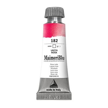 Imagem de MAIMERI BLU Tinta Aquarela Profissional Bisnaga 12ml, Laca Rosa