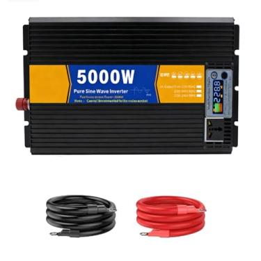 Imagem de 72v to 120v,Inversor Carregador de Onda Senoidal Pura de 5000W Eficiente Entrada DC 12V/24V/48V/60V/72V Saída AC 120V/240V Conversor de Energia Solar de Baixa Frequência