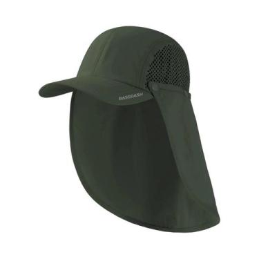 Imagem de Chapéu de Pesca Dobrável UPF 50+ - Boné de Beisebol com Aba Removível 