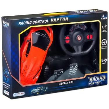 Imagem de Carrinho 1:16 Racing Control Raptor Laranja Multikids