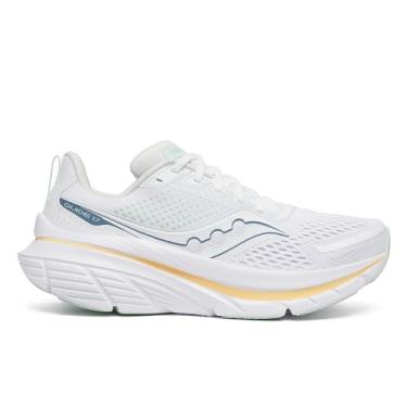 Imagem de Saucony Tênis feminino Guide 17, Branco/peeling, 7.5