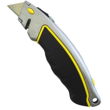 Imagem de Estilete Trapezoidal Profissional 18MM Com 5 Lâminas Fertak