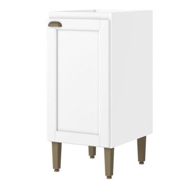 Imagem de Balcão De Cozinha 40 Cm Sem Tampo Classy Branco - Thb