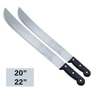 Imagem de Kit Facão para Mato Camping Coco Cabo de Plástico 20" a 22" - Starfer