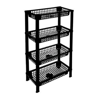 Imagem de Cesto Organizador Multiuso Preto - São Bernardo