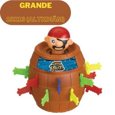 Imagem de Jogo Barril do Pirata Grande 18x13 Brinquedo Infantil - zein