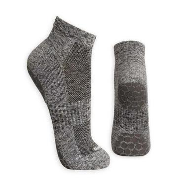 Imagem de Meia Antiderrapante Pilates Lupo 03310-003 Microfibra, G (41/44), Cinz