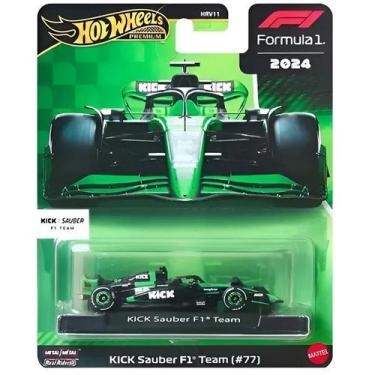 Imagem de Hot Wheels Premium Formula 1 KICK Sauber F1 Team 77 Mattel HRV11