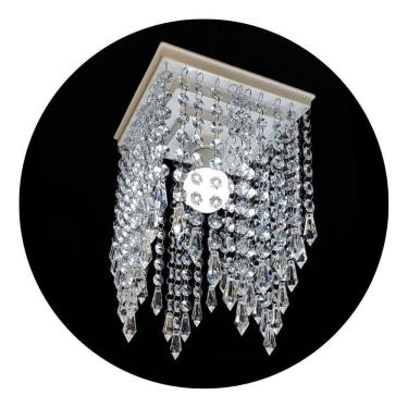 Imagem de Lustre de Cristal Acrílico - Design Moderno - Não Enferruja