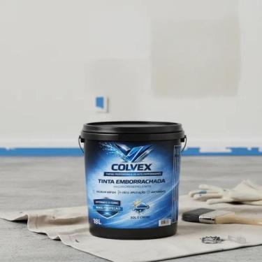 Imagem de Tinta Emborrachada Profissional Hidrorrepelente Balde 18 litros - Colv