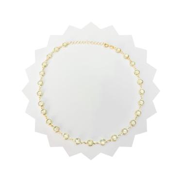 Imagem de ROHNES Choker Boreal Redonda Folheada a Ouro 18k, Feminino, Aço Inoxidável e Ouro, Prata, Metal