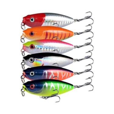 Imagem de Isca Artificial Flutuante De Alta Qualidade Com 6 Peças, Wobblers De P