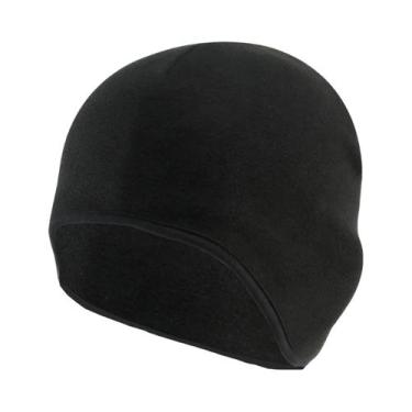 Imagem de Boné Feminino Quente Para Corrida, Cor Sólida, À Prova De Frio Com Abe