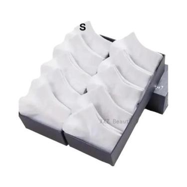 Imagem de Meias Soquete Pretas Masculinas 1/10/20/40 Pares Para Negócios E Espor