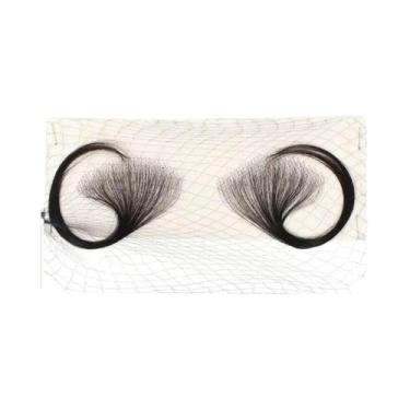 Imagem de Franja De Cabelo Natural Com Baby Hair, 2-4 Peças, Renda Transparente 