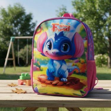 Imagem de Mochila Infantil De Costas Escolar Menino Menina Kids Sortida Costa Bl