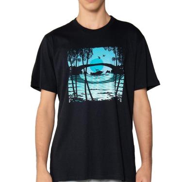 Imagem de Camiseta Oakley Sunset Lines SM25 Masculina-Masculino