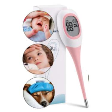 Imagem de Termômetro Digital Flexivel Cor Rosa C Medição Em 8 Segundos - thermom