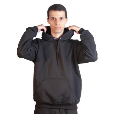 Imagem de Moletom Inverno Com Capuz Confortável Básico-Masculino