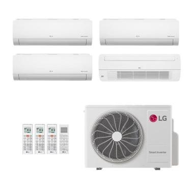 Imagem de Ar-Condicionado Multi Split Inverter LG 36.000 (3x Evap HW 9.000 + 1x Evap Cassete 1 Via 12.000) Só Frio 220V