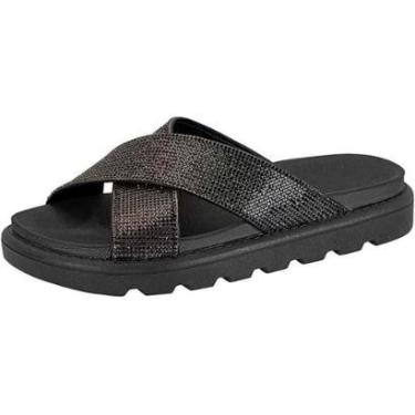 Imagem de Papete Vizzano Tira Larga Com Strass - 6459.122.7286-Feminino