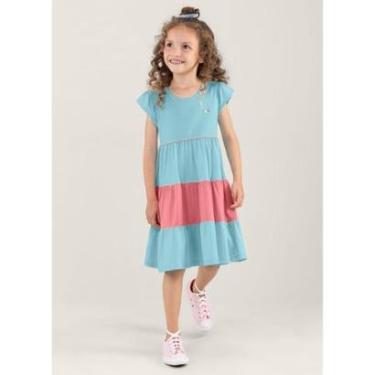 Imagem de Vestido em malha infantil menina Brandili-Feminino