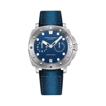 Imagem de Relógio Automático Mecânico Masculino PAGANI DESIGN Safira Aço Inoxidá