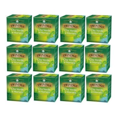 Imagem de 120 Sachês, Chá Twinings, Verde E Hortelã