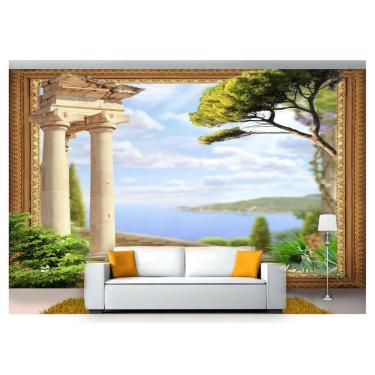 Imagem de Papel De Parede Paisagem Digital Ban 3D Dah48