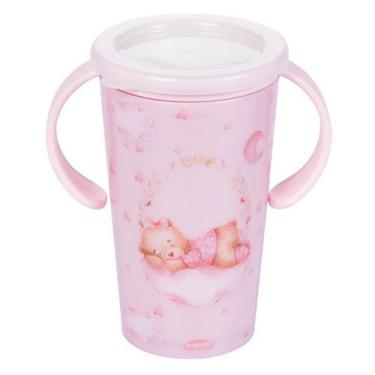 Imagem de Copo Magic 360 Com Alça e Válvula Antivazamento 280ml Plasútil, Ursinh