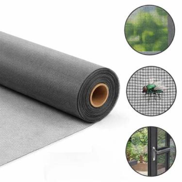Imagem de Tela Mosquiteira Adesiva Fibra de Vidro para Janela Instalação Rápida 
