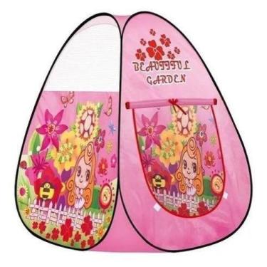 Imagem de Barraca Infantil Toca Dobrável Cabana Tenda Divertida - Brinqway, Verd