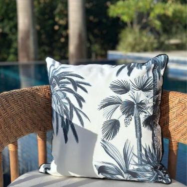 Imagem de Capa Almofada Coqueiros Impermeável Área Externa 45x45 - AMOFADAS