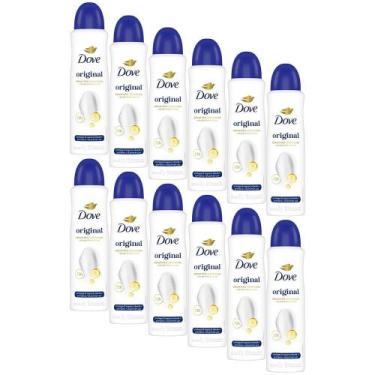 Imagem de Kit 12 Desodorantes Dove Antitranspirante Aerossol Original 150ml