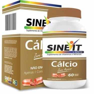Imagem de Sinevit Cálcio + Vitamina D 60 Cápsulas para Fortalecer Ossos e Dentes