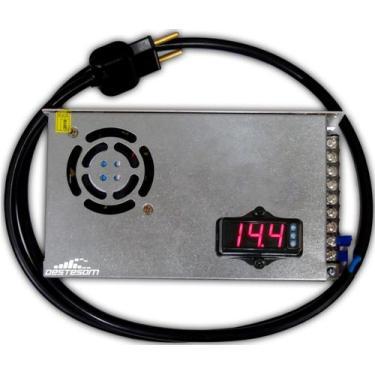 Imagem de Fonte Automotiva Com Voltimetro Taramps 30 Ampers Bi Volt - OESTESOM