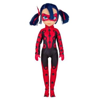 Imagem de Boneca Ladybug Músical 45cm Miraculous Baby Brink Vermelho Menina Meni