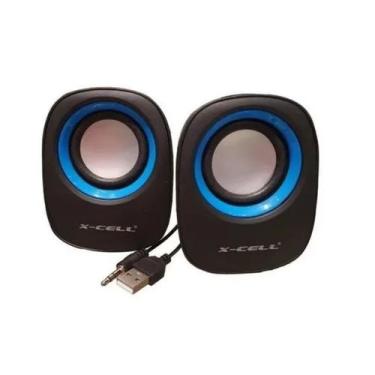 Imagem de Mini Caixa Caixinha Som Portátil 5w Usb P2 Pc Notebook XC-CM-11 - X-CE
