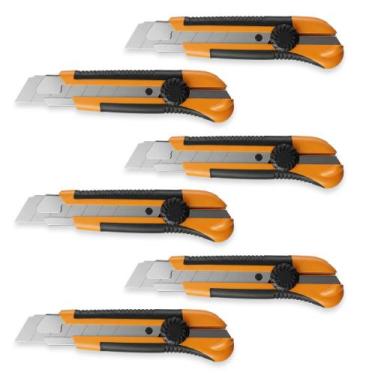 Imagem de Estilete Profissional Seller EX-1100 Extra Pesado Lâmina 25mm - Kit co