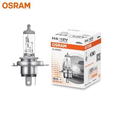 Imagem de Par de lâmpadas H4 12V 60/55W (2 polos de farol alto e baixo) - Osram